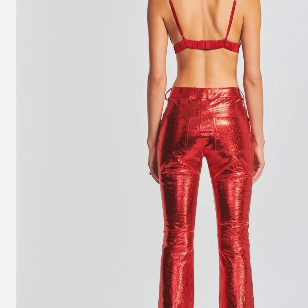 Retrofete lynx leather pants/new mercury leather shirt ❤️SET❤️ - Picture 6 of 16